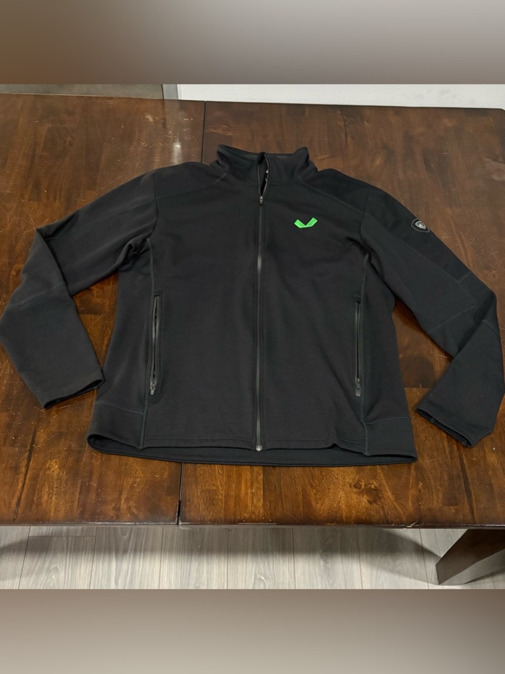 KÜHL Dynawool Veeam Black Full Zip Jacket Men’s Size XL